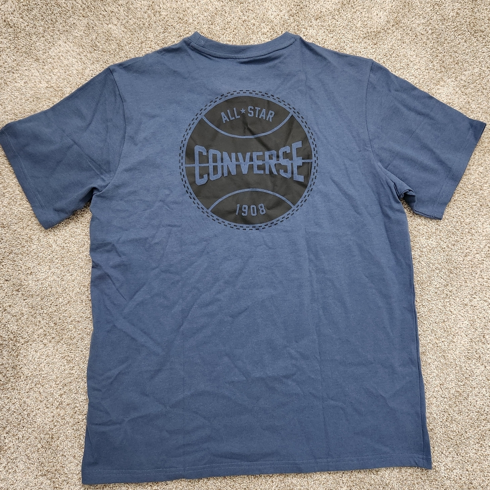 Converse Men's Slate Blue Tee - Picture 2 of 2